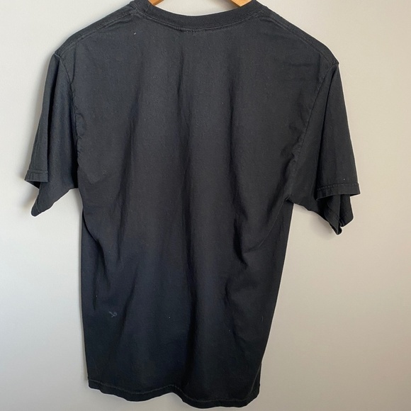 Hanes Women's Black Angry Snowman Print Tee Size Medium - Picture 4 of 9